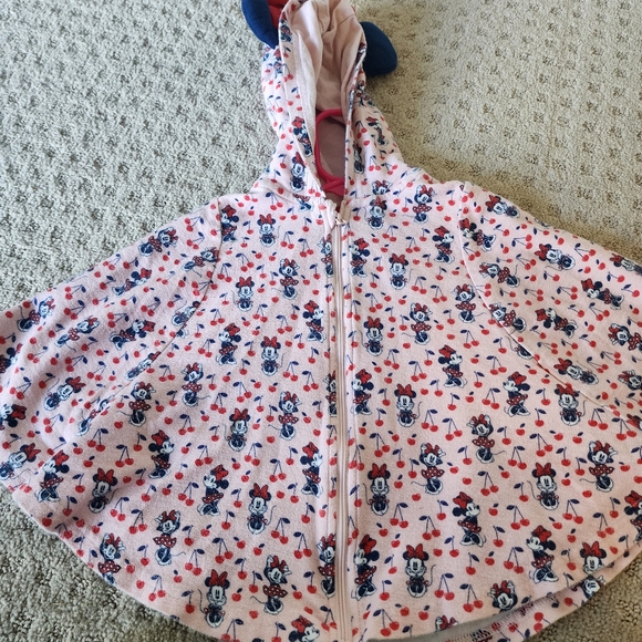 Disney Minnie Mouse Poncho (18-24 months) and Minnie Mouse Jacket (3T) - Picture 3 of 10